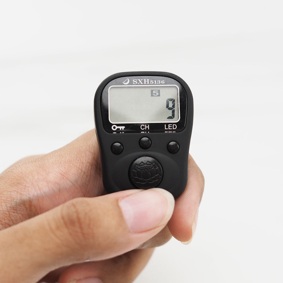 Promo DIGITAL Tasbih digital Led Alat hitung Finger PREMIUM Tasbih mini Rechargeable