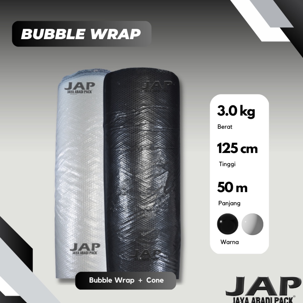 

Sale Sekarang Bubble Wrap Hitam 3 kg FULL 125cm x 5m GRADE B