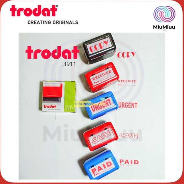 

Murah Banget STEMPEL SIAP PAKAI TRODAT 3911 LUNAS CASH RECEIVED PAID CREDIT URGENT COPY