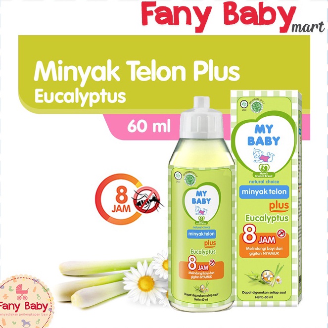 

MY BABY MINYAK TELON PLUS ANTI NYAMUK 8 JAM 85ML57ML