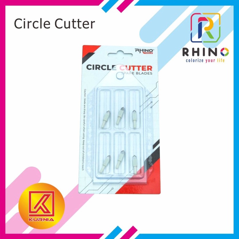 

Rhino Mata Pisau Circle Cutter Circle Cutter Spare Blades