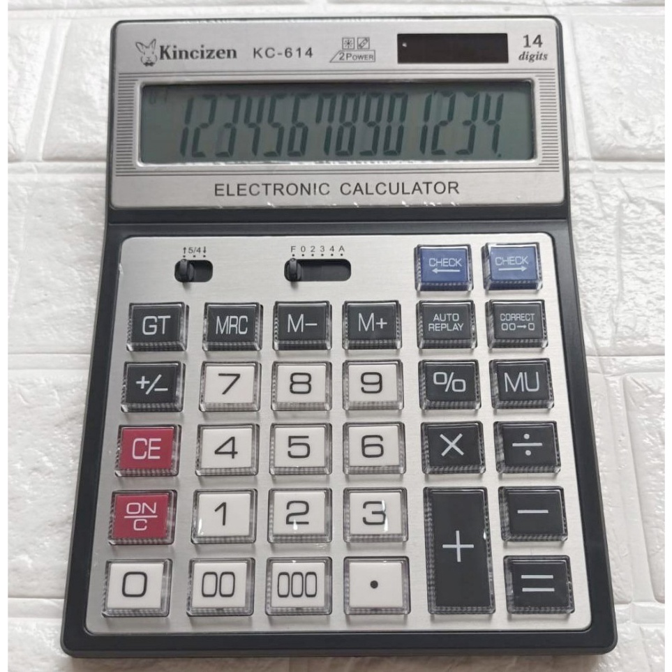 

Gaya Kalkulator CT 614C KALKULATOR 14 DIGIT