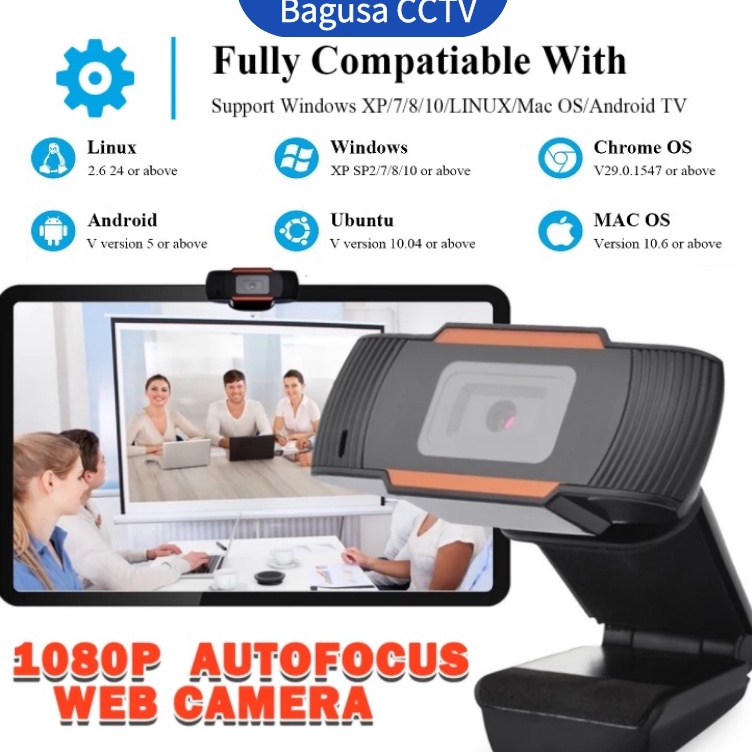 Kirim Langsung 1 True HdKamera WebcamLaptop With Mic Live Streaming Kamera Laptop Usb WebcamPc Camer