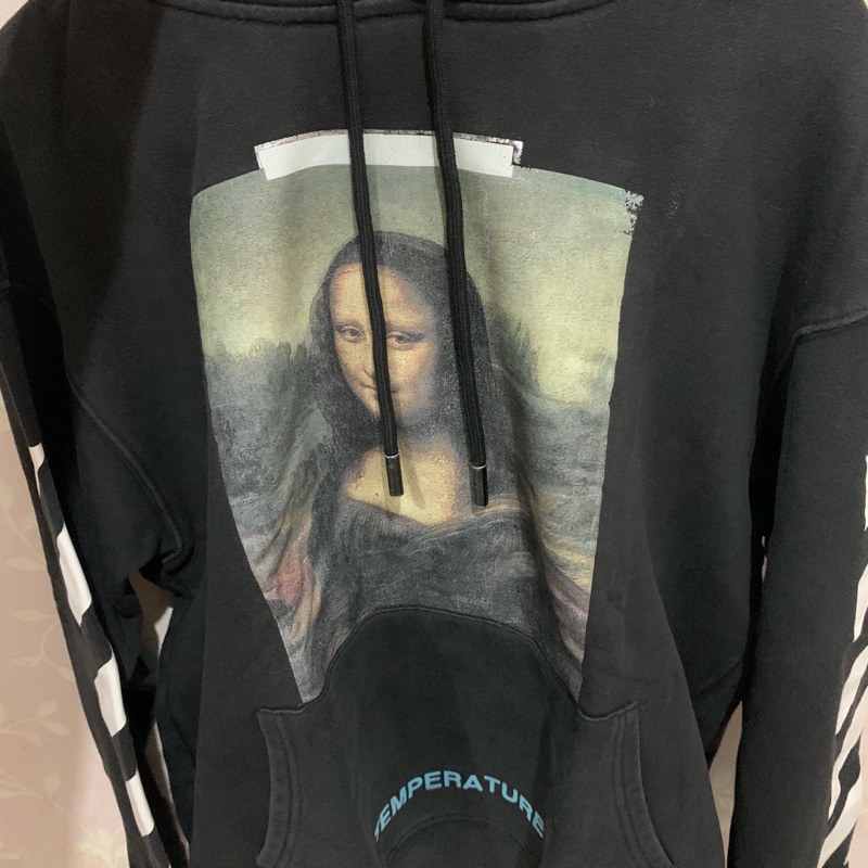 OFF WHITE MONALISA HOODIE OVERSIZE ORIGINAL 100% GUARANTEE