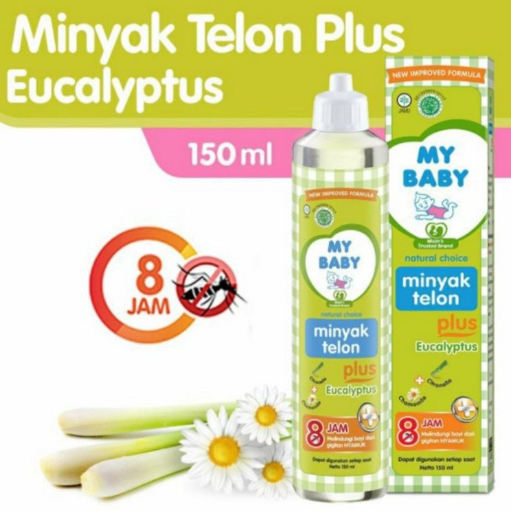 

Eksklusif Minyak Telon My Baby 9 15ml Perlindungan Nyamuk 8 Jam New