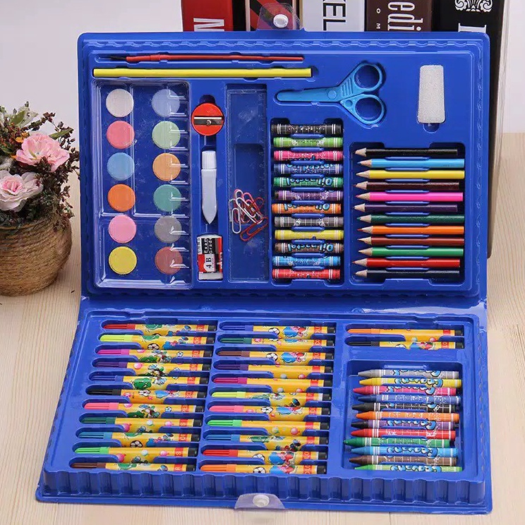 

Sentuhan Personal Crayon Anak Set 86pcs Krayon Mewarnai Anak 86pcs Pensil Warna Set 86pcs