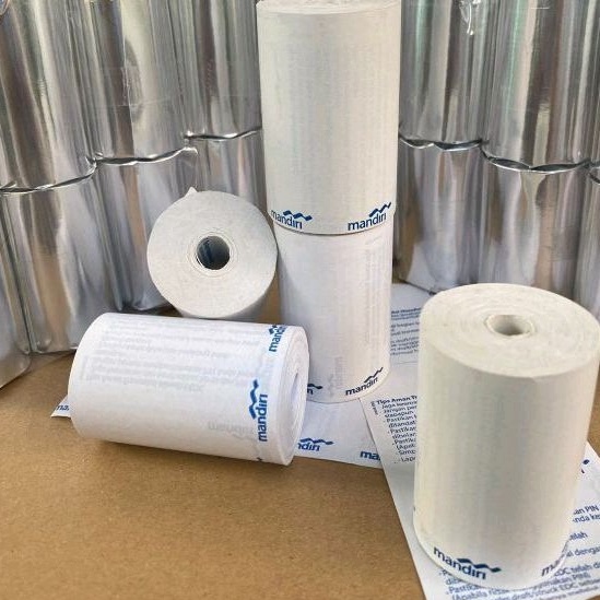 

Murah Banget Kes Struk Thermal logo Mandiri 57584mm Paket 1 pcs