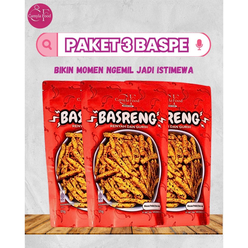 

Basreng Pedas Bundling 3 pcs - Basreng Camylafood