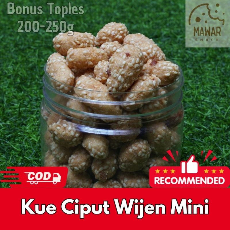 

Kue Ciput Wijen 250 Gram - Onde Onde Manis Snack Kering - Manis Gurih