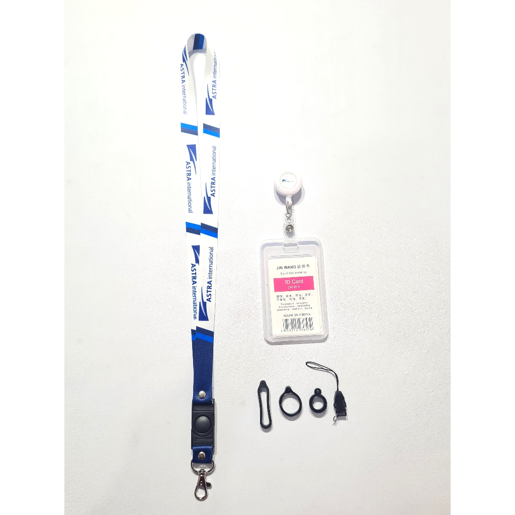 

Lanyard Astra internasional / astra cetak 2 sisi ukuran 2cm Lanyard Custom Satuan Murah