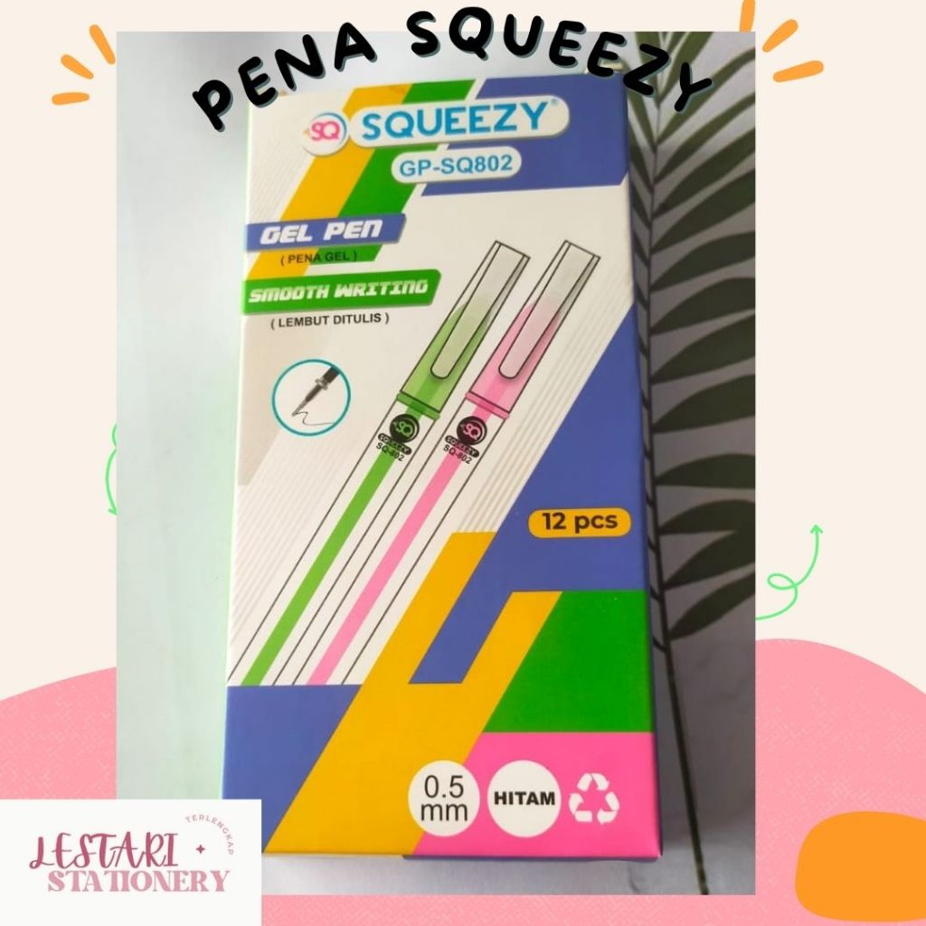 

Pena Squeezy | Pena Murah | Pena Gel Lestari Stationery