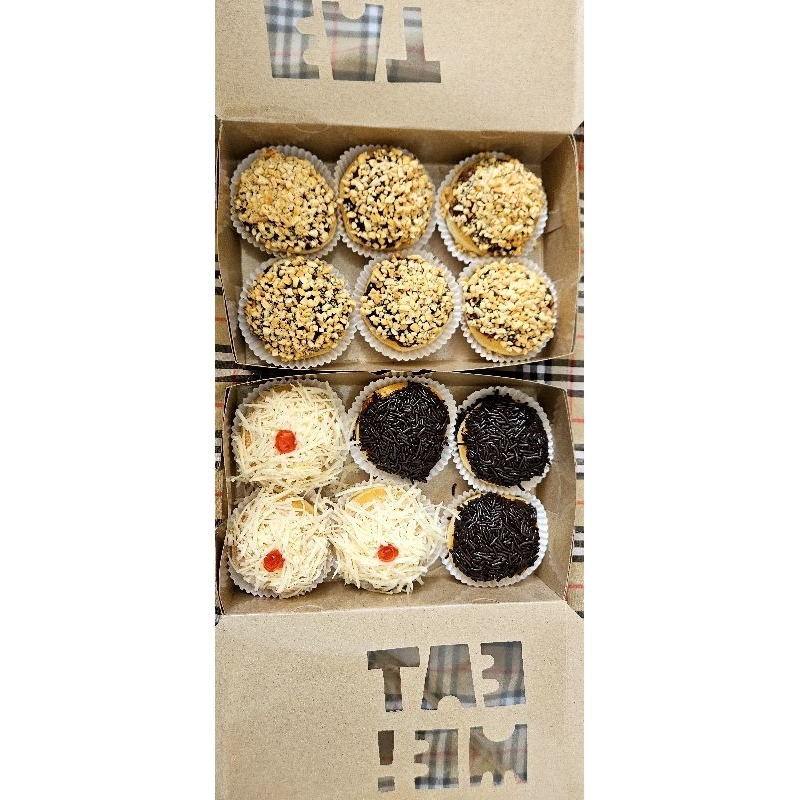 

donat atau bomboloni mini isi 6 sidoarjo