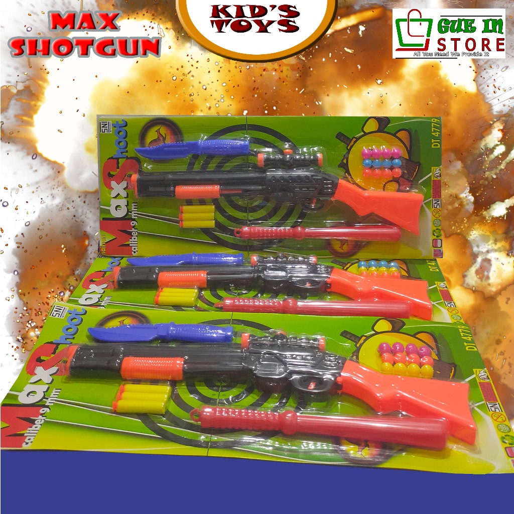 Mainan Tembakan Besar -- Type Shot Gun -- DT 4779 --  Peluru Bola & Peluru Busa