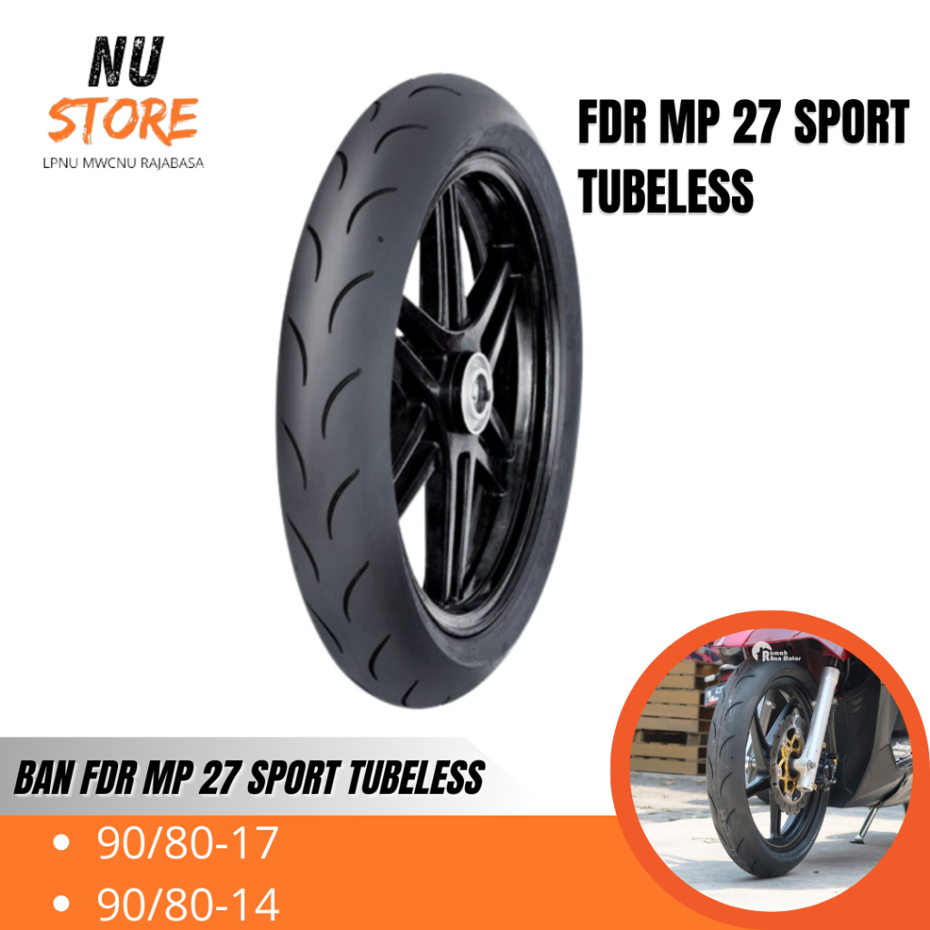 BAN FDR MP 27 SPORT TUBELESS | FDR MP 27 SPORT