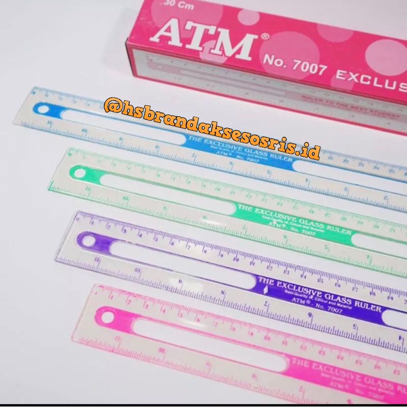 

PENGGARIS BENING 30CM / PENGGARIS TRANSPARAN ATM PANJANG / PENGGARIS MIKA / PENGGARIS PLASTIK LUBANG / TRANSPARENT RULER / ATM7380