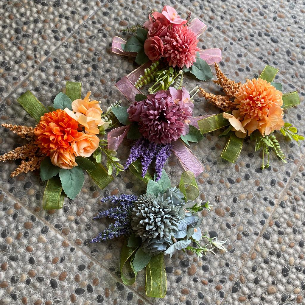 Rangkaian Bunga Seserahan / Bunga Hias Box Seserahan Pita Organdi