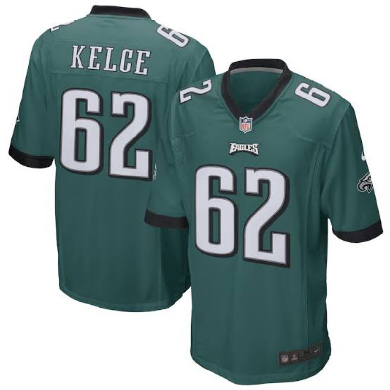 Jersey NFL eagles KELCE#62 limitid edition