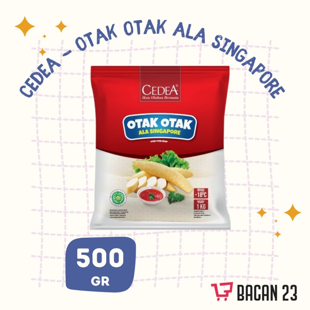 

Cedea Otak Otak Ala Singapore (500 gr) Frozen Food Makanan Beku