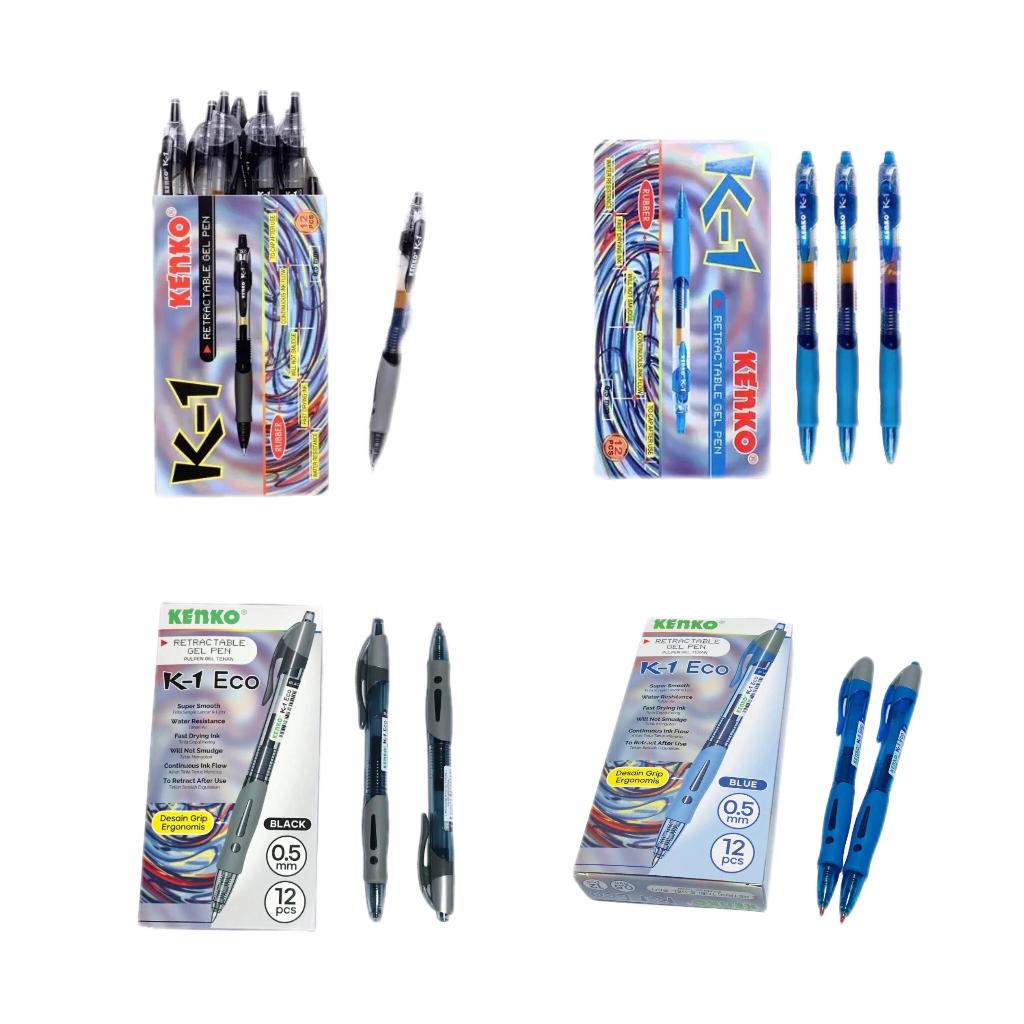 

KENKO PULPEN Retractable GEL PEN 0,5mm K1 [ LUSIN ]