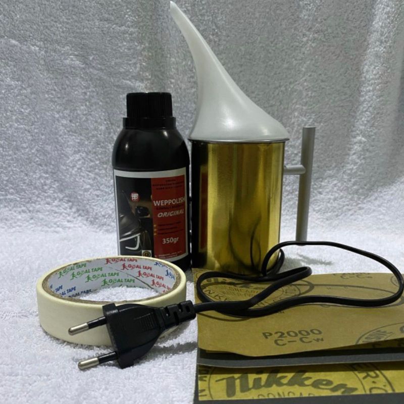 Set Alat Nano burn coting poles cover lampu mobil