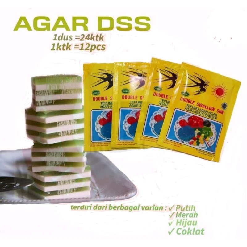 

Agar Agar Powder Double Sun 7gr (1bks)