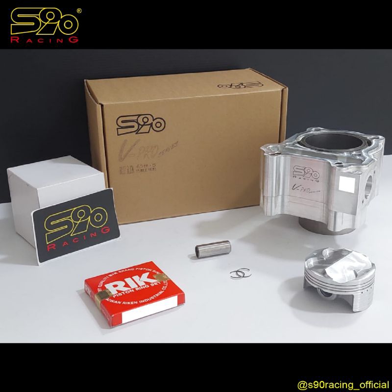 S90 BLOK BLOCK BILLET MX, MX135, MX KING, AEROX, NMAX, VIXION, R15, MT15ORIGINAL S90 RACING CNC BILL