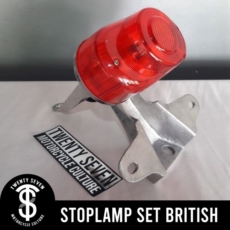 Lampu belakang / Stop lamp Honda C50 set pangkon trail jadul DT100 / british