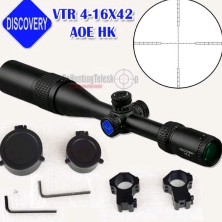 TELESCOPE DISCOVERY VTR 416x42 AOE HK logo biru ART D7L9