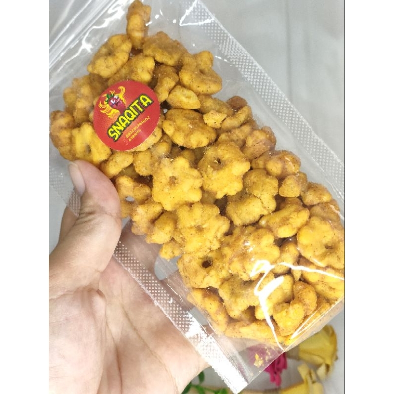 

RIBUT JADUL / KERIPIK USUS KRISPI / SEBLAK KENCUR / MAKARONI PEDAS DAUN JERUK / BASRENG - 100 GRAM