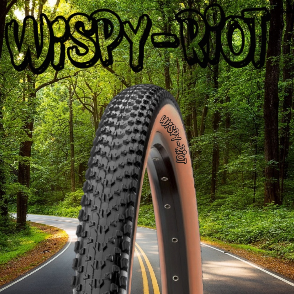 Ban Luar Sepeda 26 x 2125 Gumwall Tanwall Skinwall Wispy Riot Sepeda Gunung MTB Federal Surly Commut