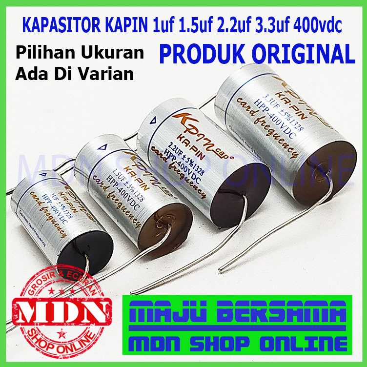 KODE M5Z Kapasitor Nonpolar Ka Pin 1uf 15uf 22uf 33uf 4v Dc  Kapin kapin