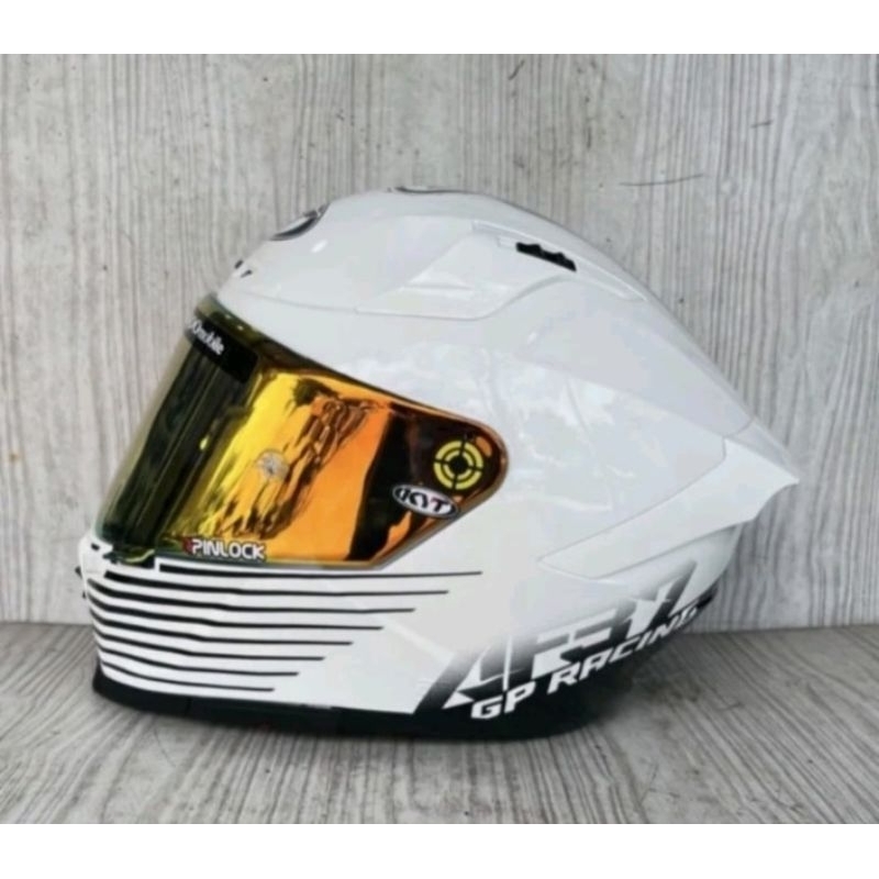 HELM KYT STRIKER AF37 GP RACING PAKET GANTENG