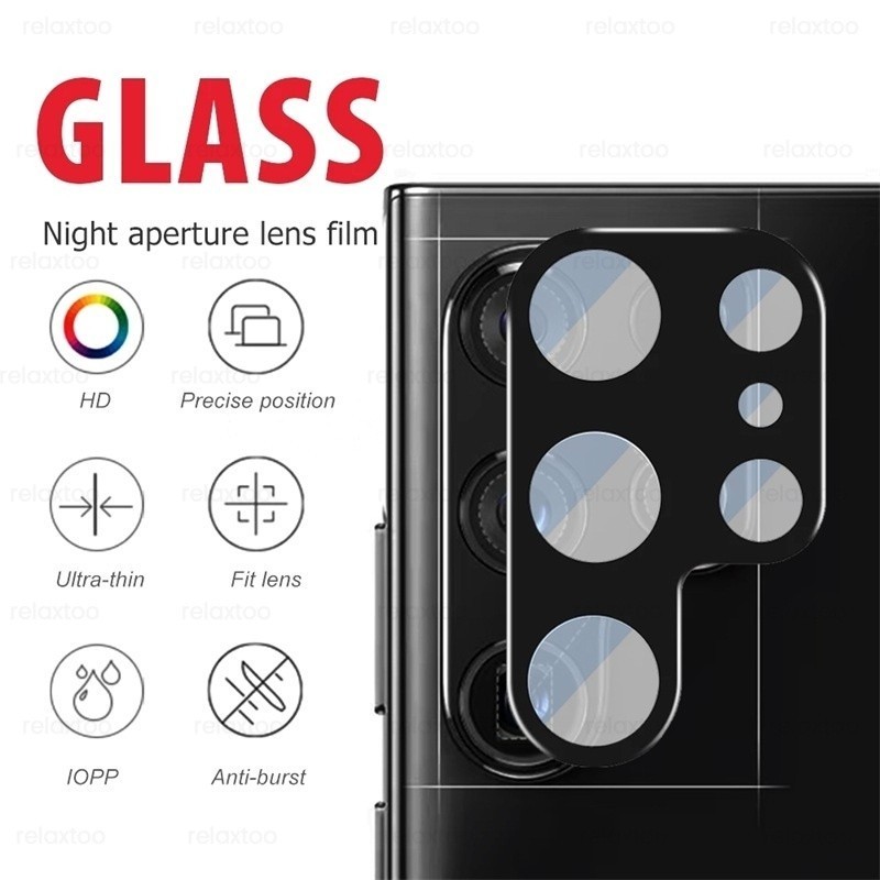 [ Samsung S22 S22+ S22 Ultra ] ANTI GORES KAMERA HP / PELINDUNG KACA KAMERA HP / TEMPERED 3D LENS CA