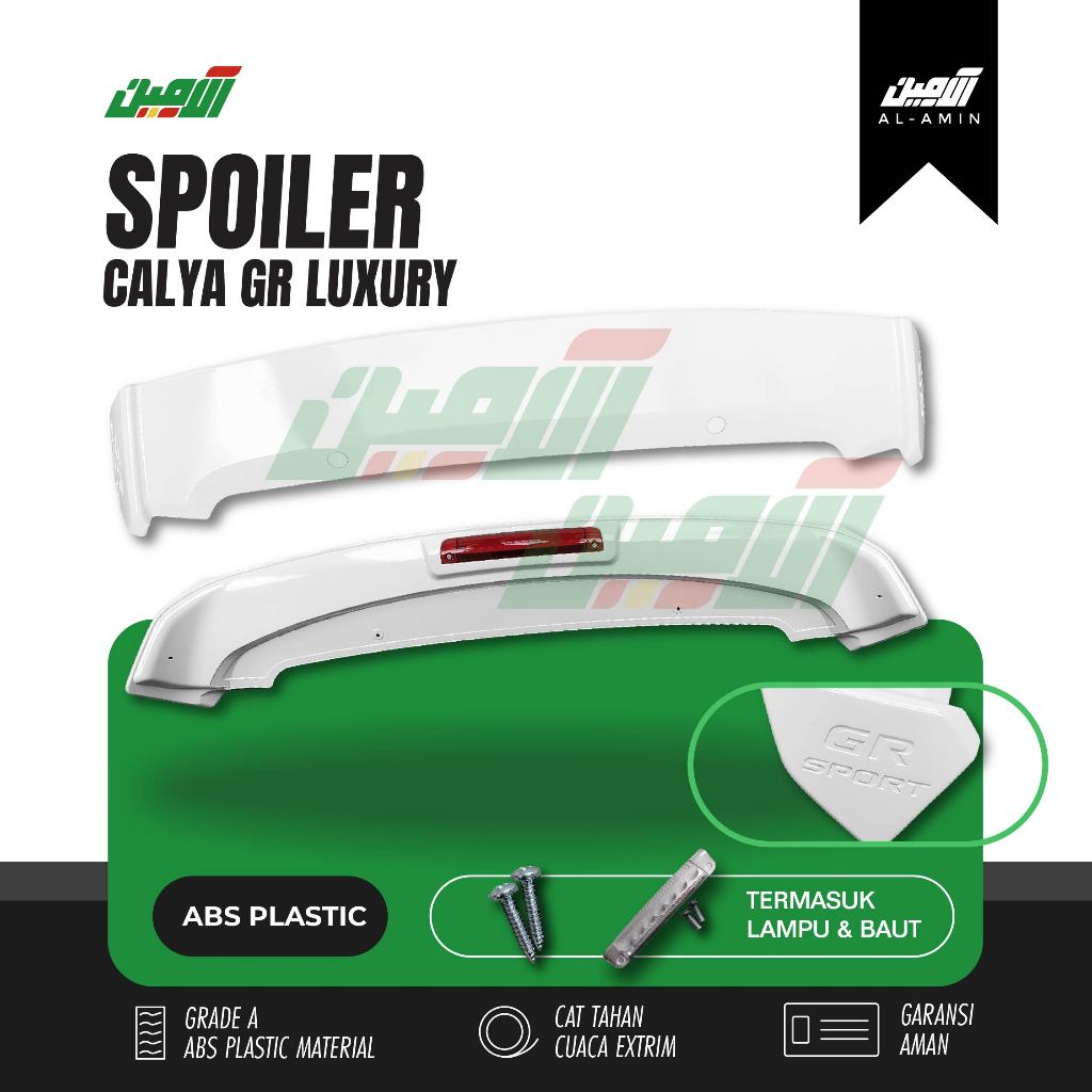 spoiler topi belakang calya sigra Mugen