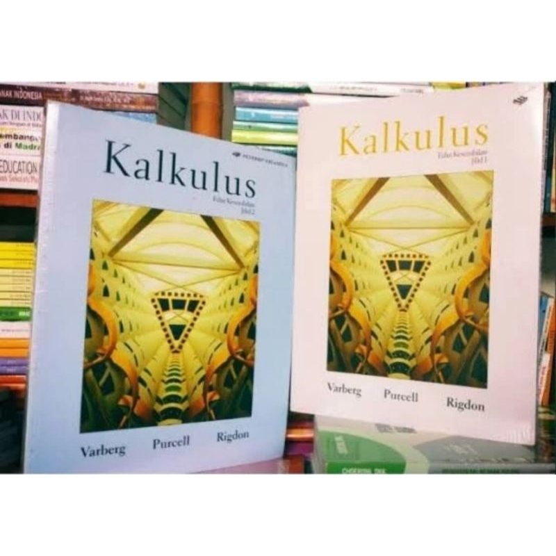 buku kalkulus jilid 1 dan 2 edisi kesembilan Purcell 1 set bahasa Indonesia penerbit Erlangga diskon