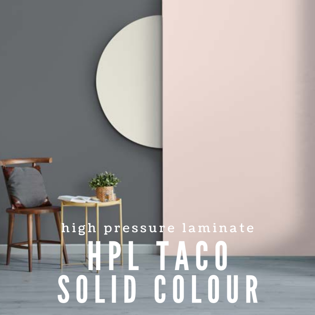 HPL PELAPIS FURNITURE TACO SOLID COLOUR TEBAL 0,7MM - HARGA PERLEMBAR