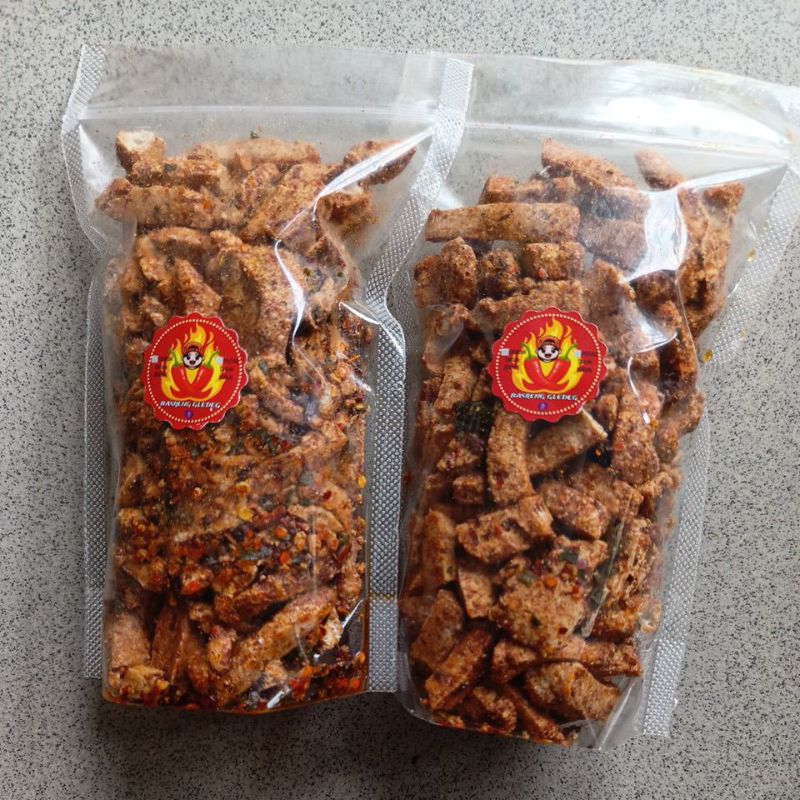 

Basreng Stik Pedas Daun Jeruk 200 gram - Cemilan Geledeg
