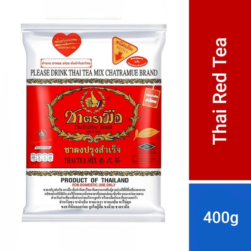 

Thai Tea MIX ChaTraMue / thaitea mix cha tramue chatramue 400gr 400 gram.