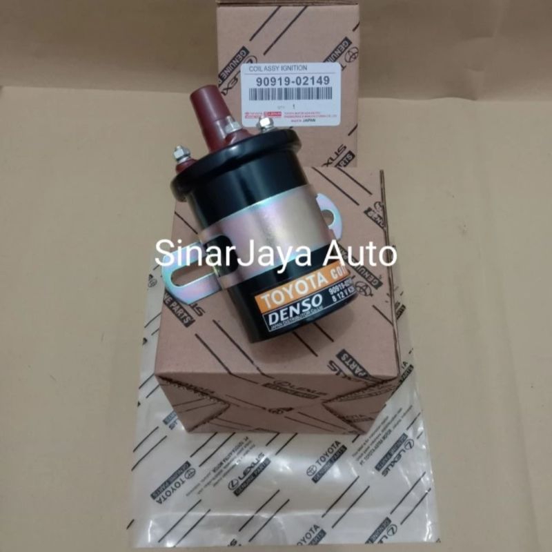 ignition coil short coil koil botol pendek kaki 3k kijang 5k 7k futura karburator original part