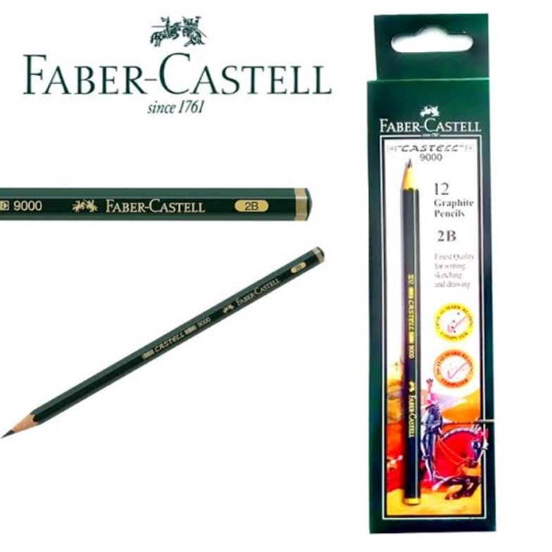 

KODE L36O Pensil Komputer Faber Castell 9 Pencil HB 2B FaberCastell Selusin