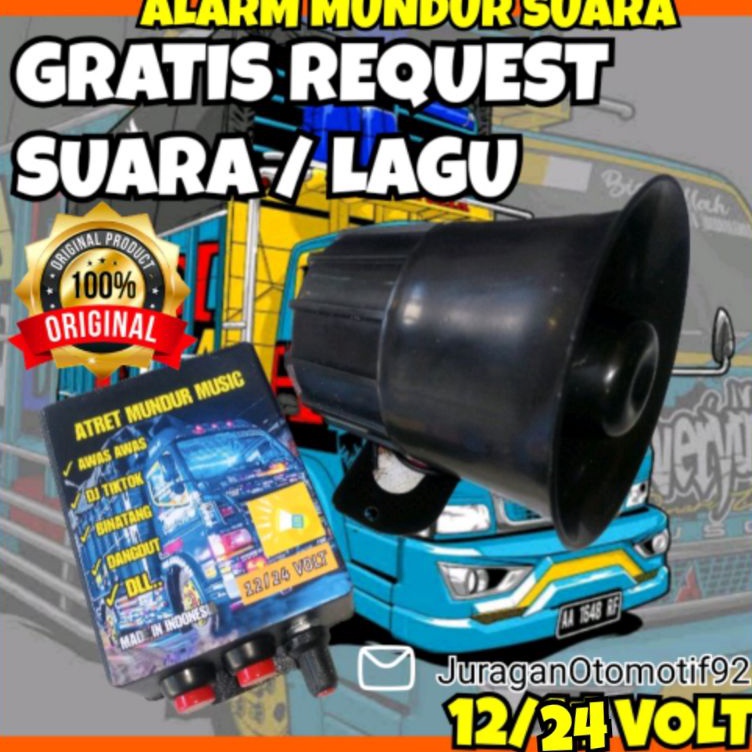 KODE Y5J alarm mundur awas awas  alarm mundur awas  alarm mundur truk  alaram mundur lagu  carry  al