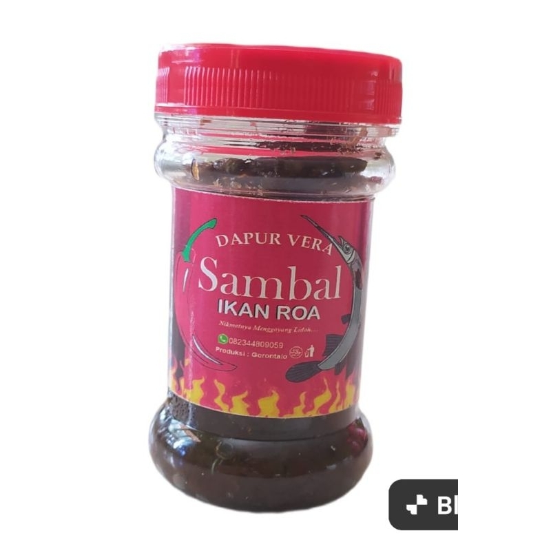 

SAMBAL IKAN ROA 150 gr