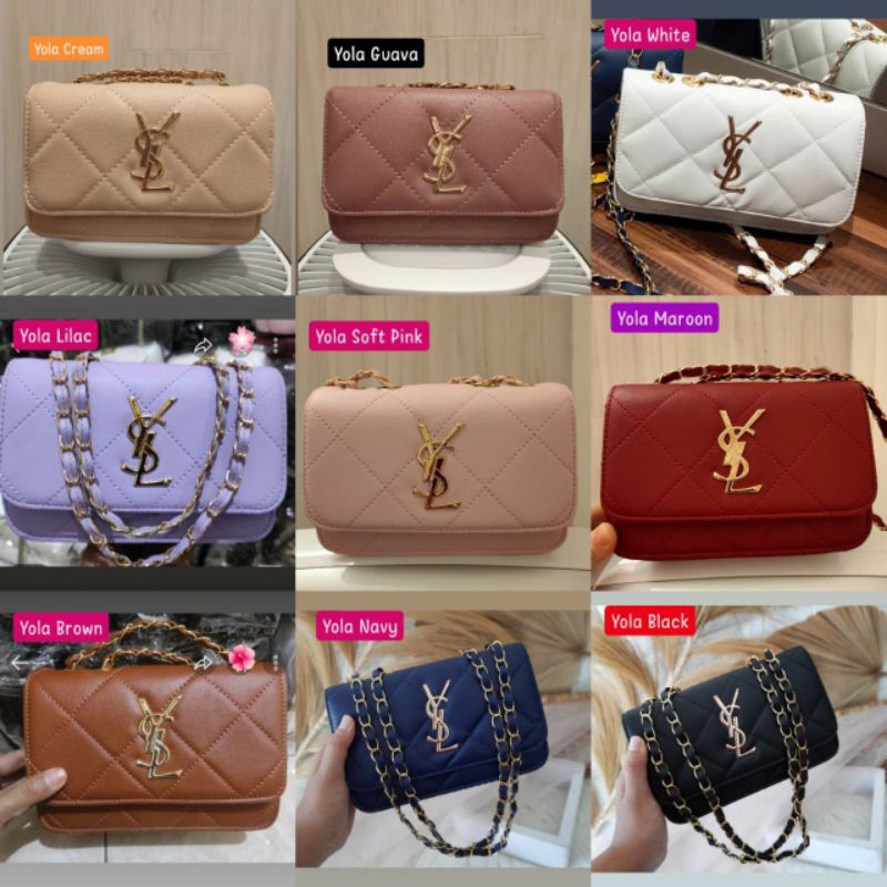 GROSIR TAS WANITA MEDAN MURAH TAS SELEMPANG SLINGBAG YOLA