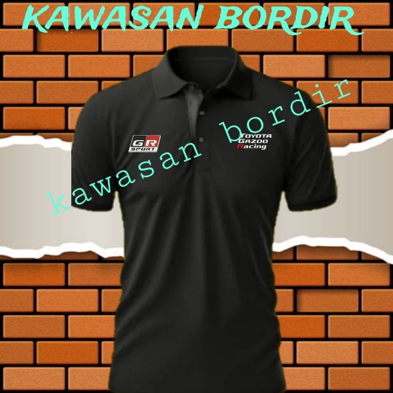 Terbaru polo shirt Toyota gazoo racing kaos Toyota gazoo racing seragam Toyota gazoo racing baju Toy