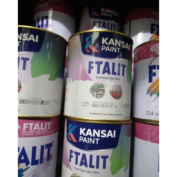 

KODE F97C KANSAI FTALIT 1KG CAT KAYU DAN BESI KILAPGLOSS DAN SEMI GLOSS ATAU WARNA DOFF