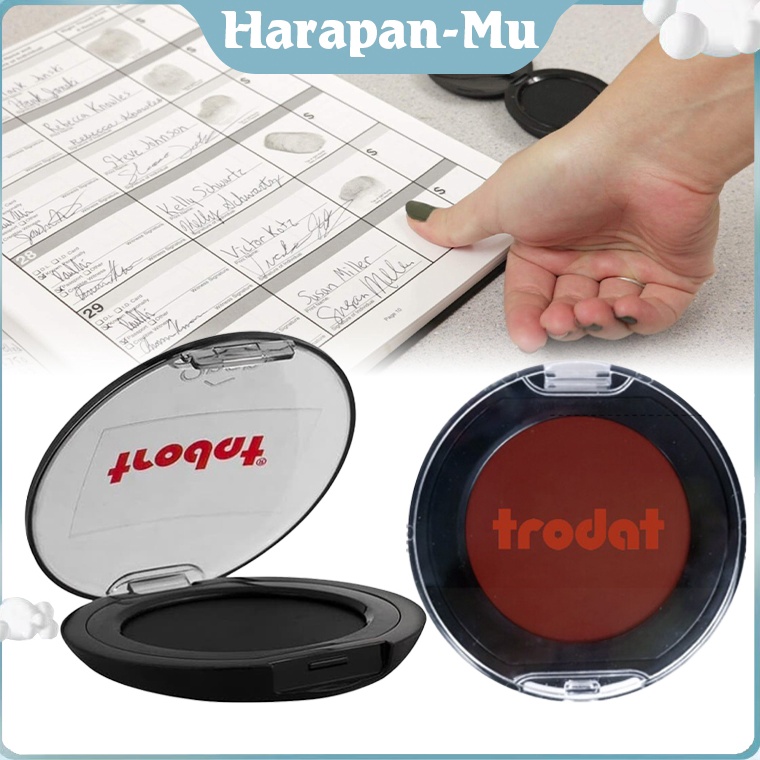 

KODE N36R Fingerprint Pad Bantalan Sidik Jari Thumb Print Pad Cap Jempol Sidik Jari Notaris Fingerprint Pad