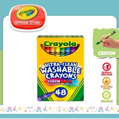 

KODE L18Y CRAYOLA 48ct Colors Ultra Clean Washable Crayons