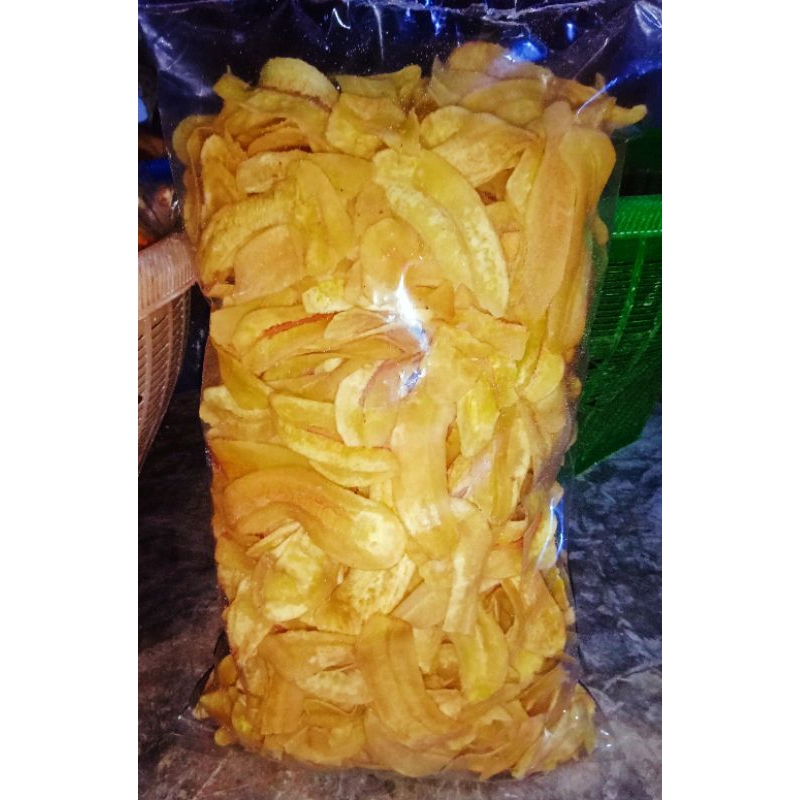 

keripik pisang gurih asin renyah kemasan 1kg