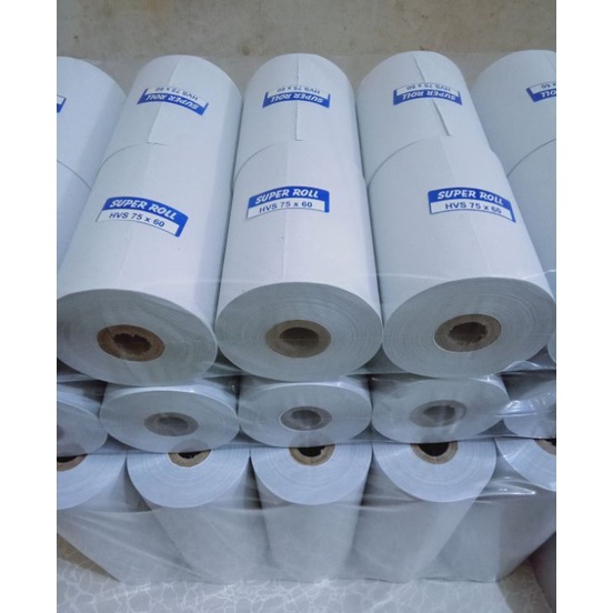 

Dijual Murah KES KASIR SETRUK HVS 1PLY 75x6mm paket 1 roll Printer Dontmatrik