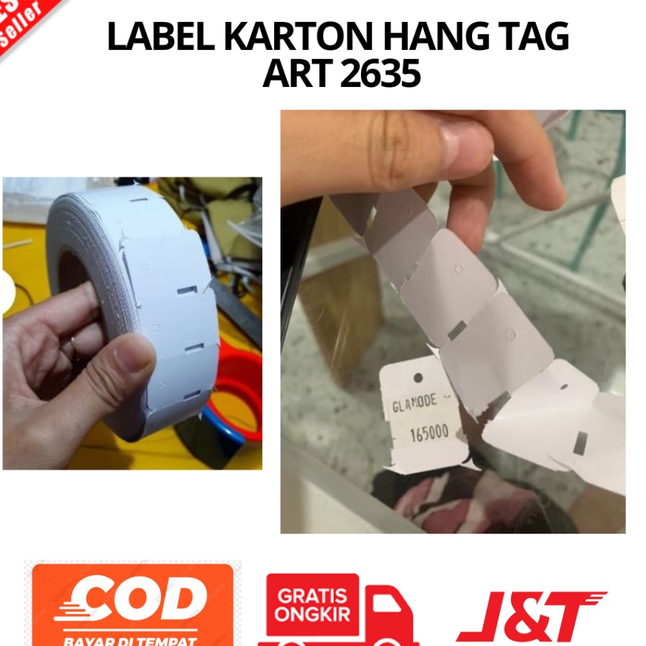 

BAYAR DI TEMPAT LABEL KARTON HANG TAG ART 2635